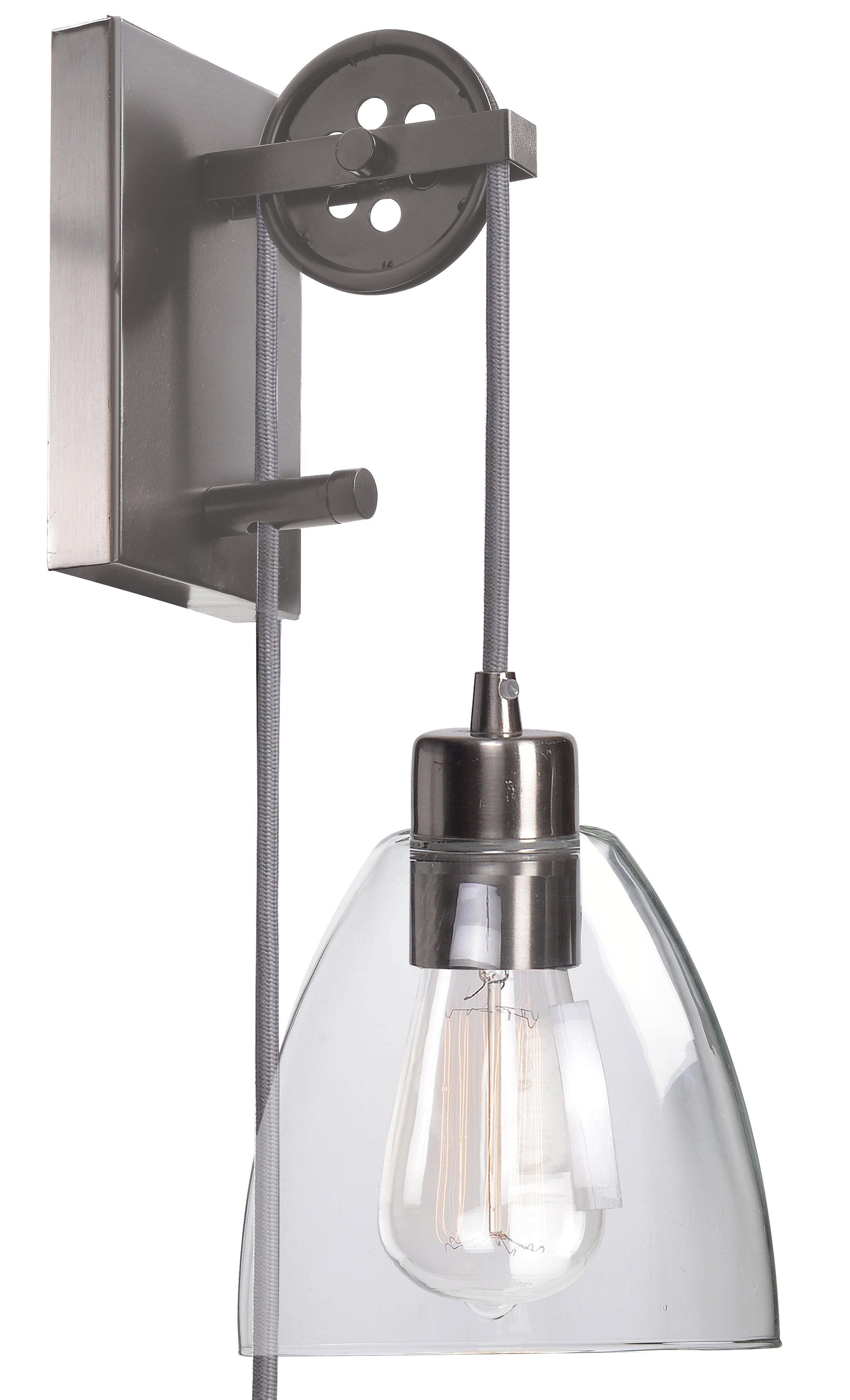 Cyrus 1 Light Plug In Armed Sconce Reviews Joss Main Cyrus 1 Light Plug In Armed Sconce