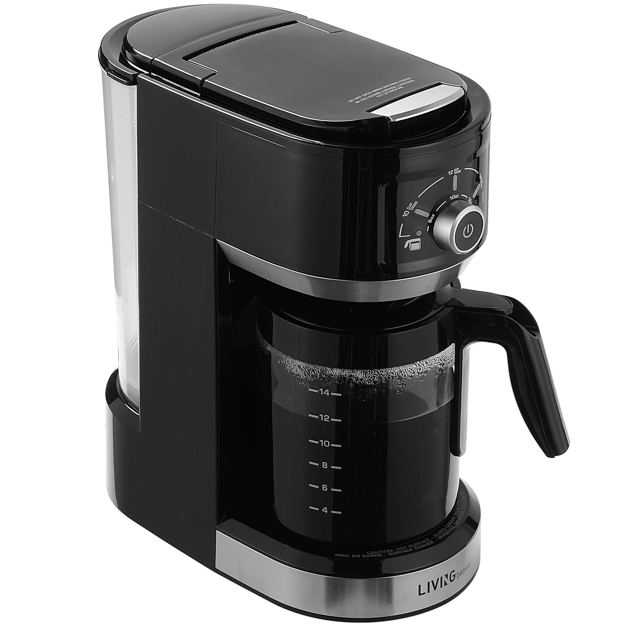 14 Cup Pot, K-Cup Pods, Ground Coffee 