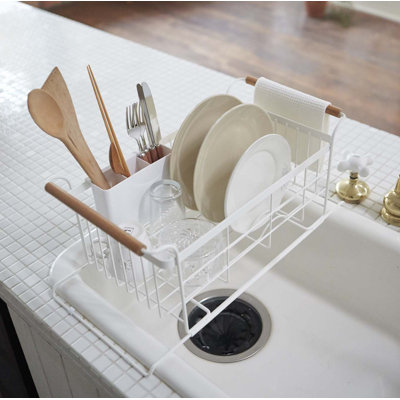 Yamazaki Usa Tosca Over The Sink Dish Drainer Rack Wayfair Tosca Over The Sink Dish Drainer Rack