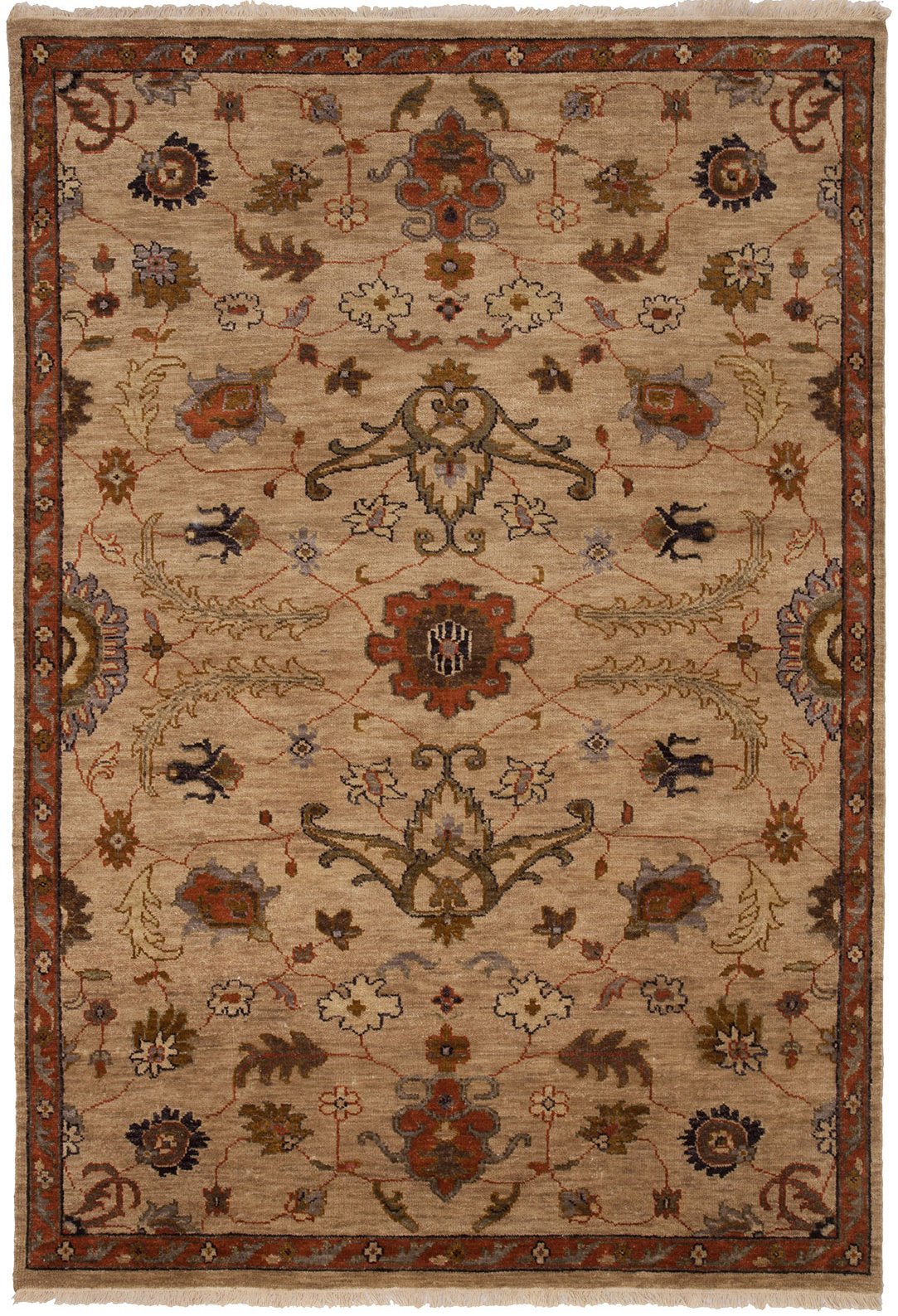 Shalom Brothers Tucson Hand Knotted Beige Area Rug Wayfair