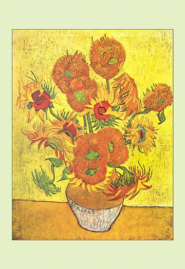 Buyenlarge Vase With Fourteen Sunflowers By Vincent Van Gogh