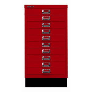 Aktenschrank 39er mit 10 Schubladen von Bisley