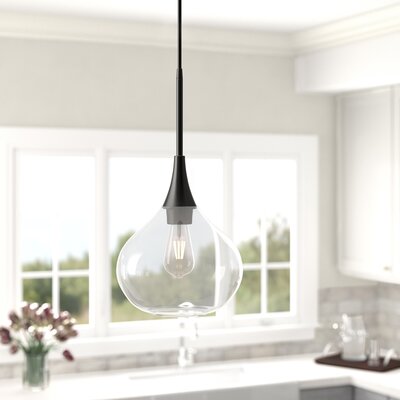 Ida 1 - Light Single Teardrop Pendant