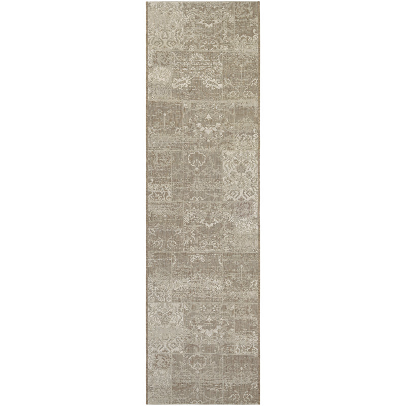 Lark Manor Argent Floral Ivory Indoor Outdoor Area Rug Reviews Wayfair