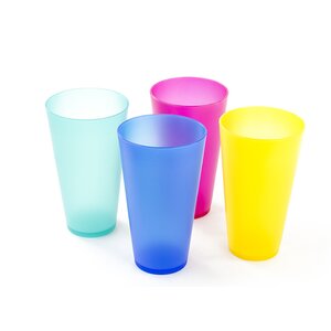 Amato Reusable Plastic Cups (Set of 4)