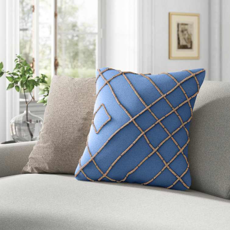 geometric accent pillows
