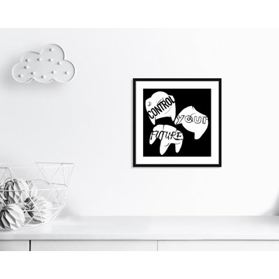 Juvenile Control Your Future Reverse Framed Art Casa Fine Arts Format Black Box Framed Size 235 H x 235 W x 119 D