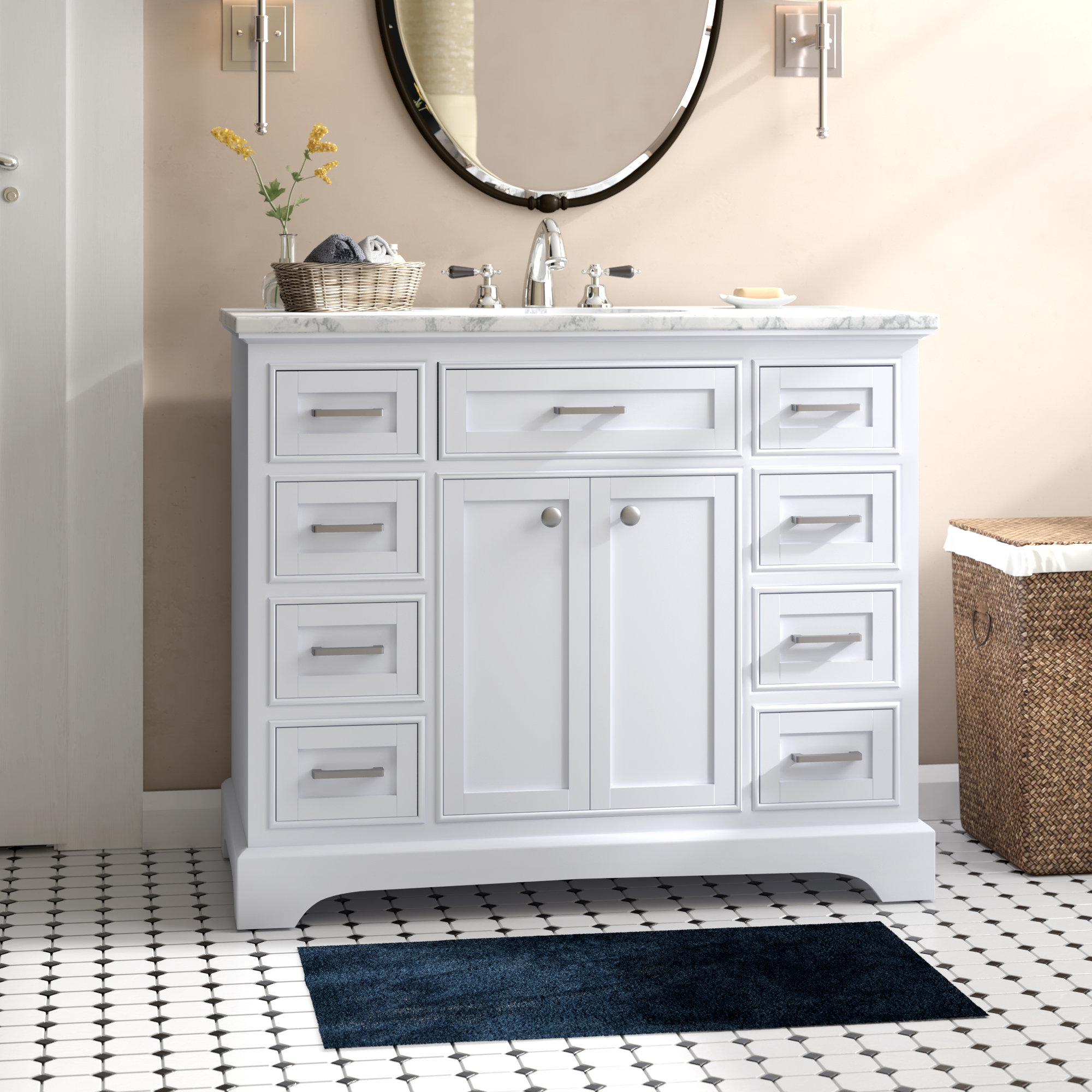 Andover Mills Rossi 42 Single Bathroom Vanity Set Reviews