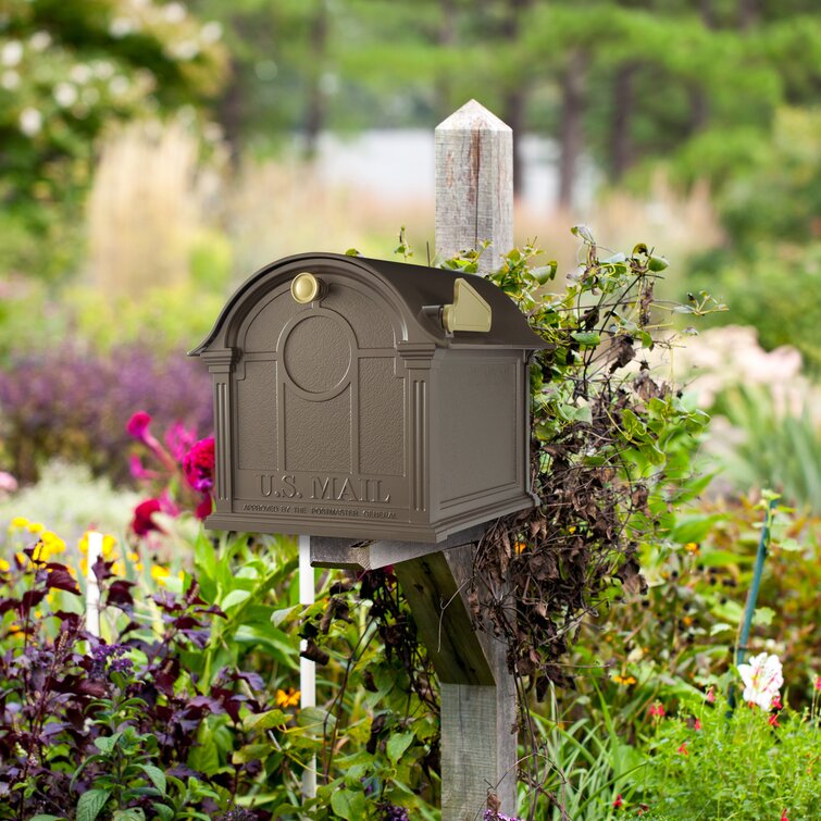 Whitehall Products Balmoral Post Mounted Mailbox & Reviews | Wayfair