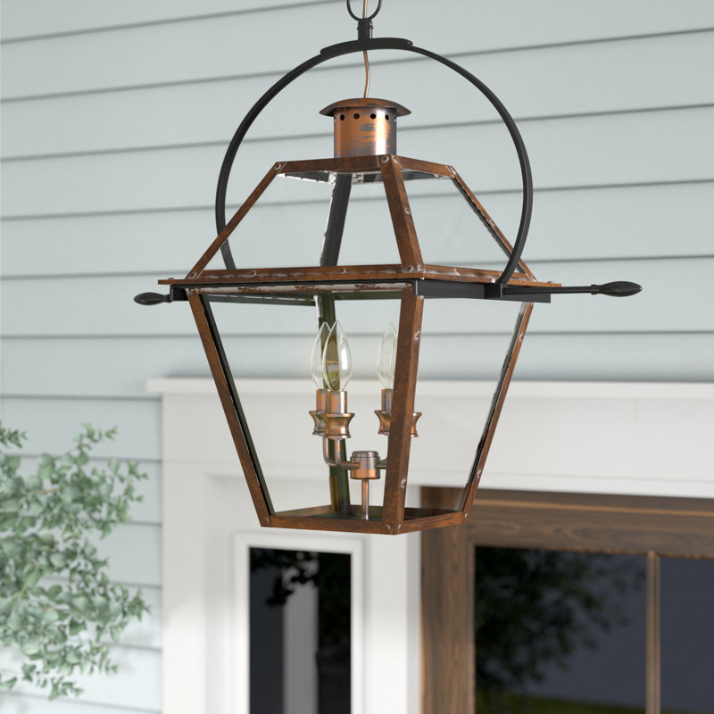 modern copper outdoor lighting