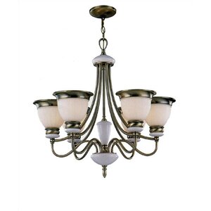 Sabatino 6-Light Shaded Chandelier