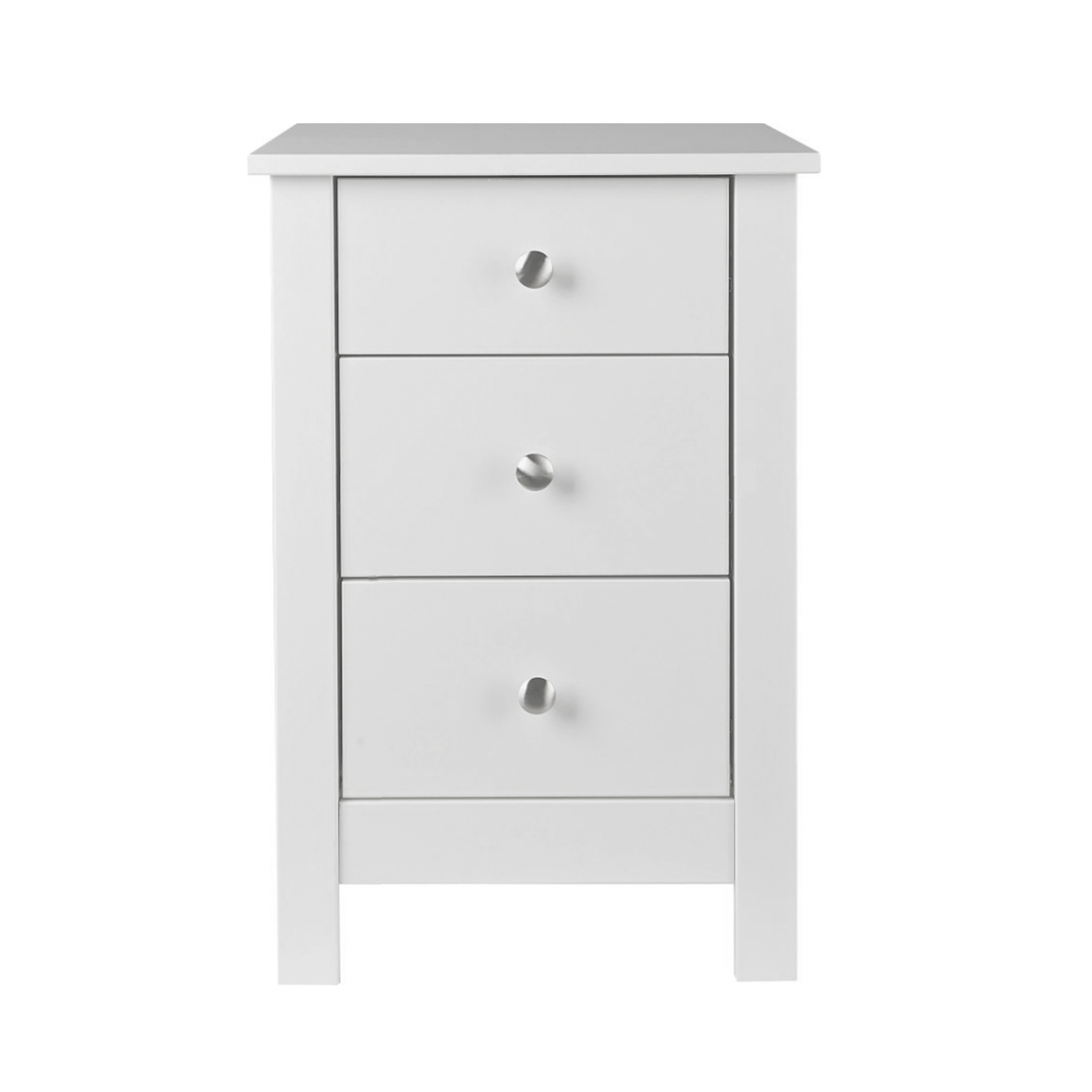 Brambly Cottage Everson 3 Drawer Bedside Table Reviews Wayfair