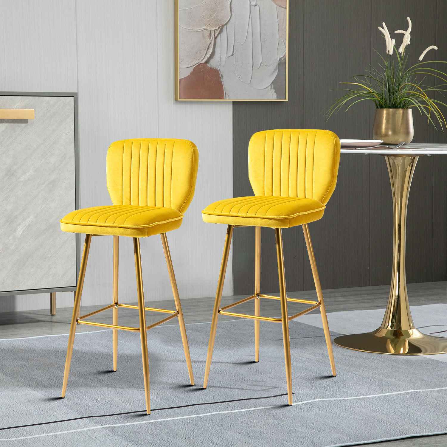Everly Quinn Bar Stool Wayfair