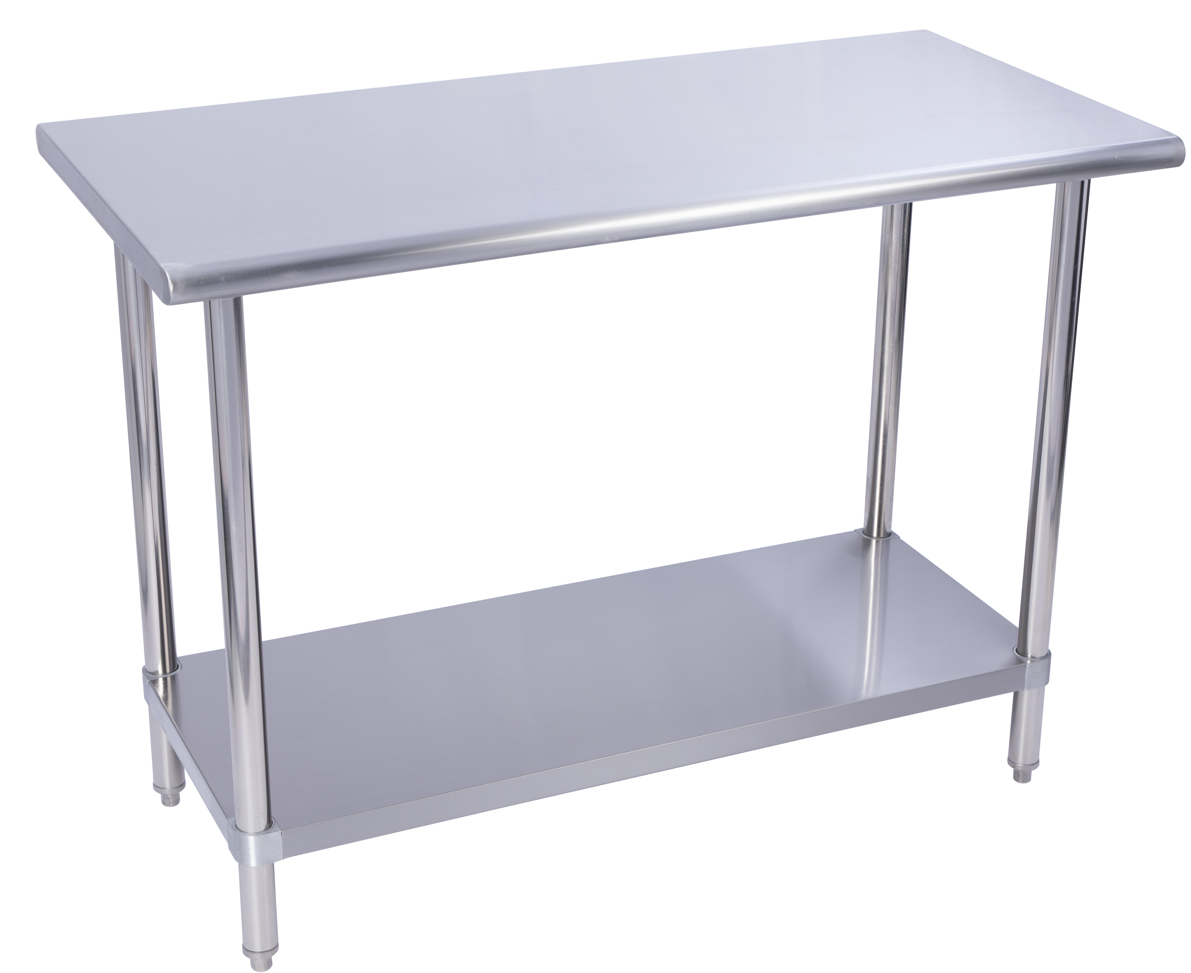 NSF Certified with Undershelf AmGood Stainless Steel Equipment Stand Heavy Duty Commercial Grade 24 Width x 48 Length