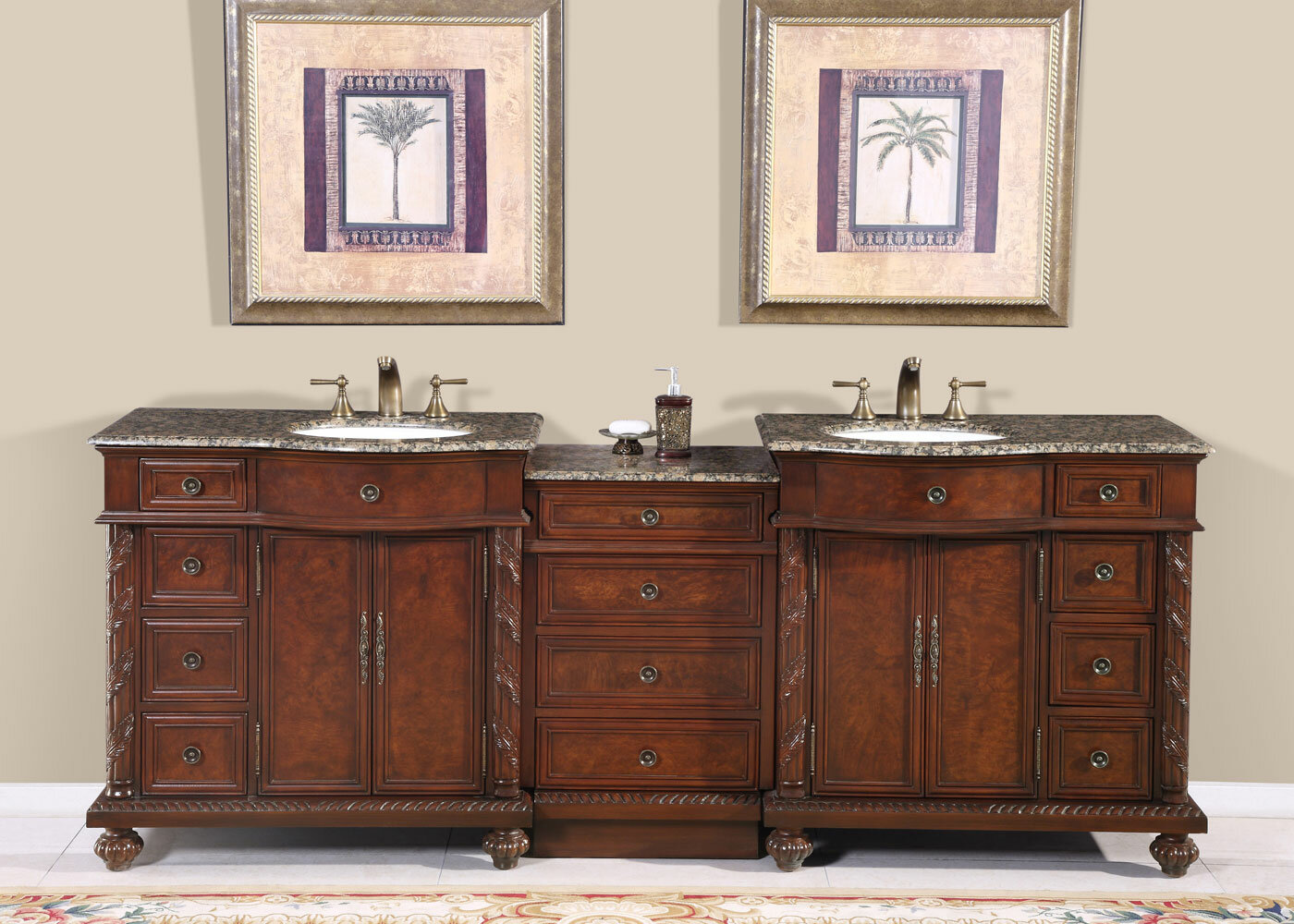 Fleur De Lis Living Plattsburg 90 Double Bathroom Vanity Set Reviews Wayfair