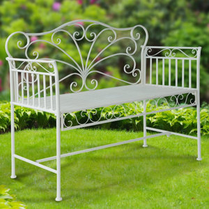 2-Sitzer Gartenbank aus Metall von Bel Étage
