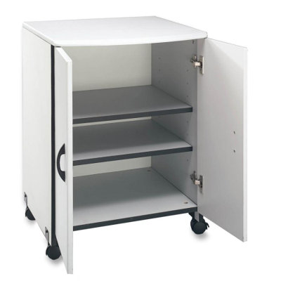 Mobile Printer Stand with 2 Doors Buddy Products