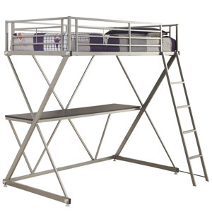 Rachelle Workstation Loft Bunk Bed with Desk