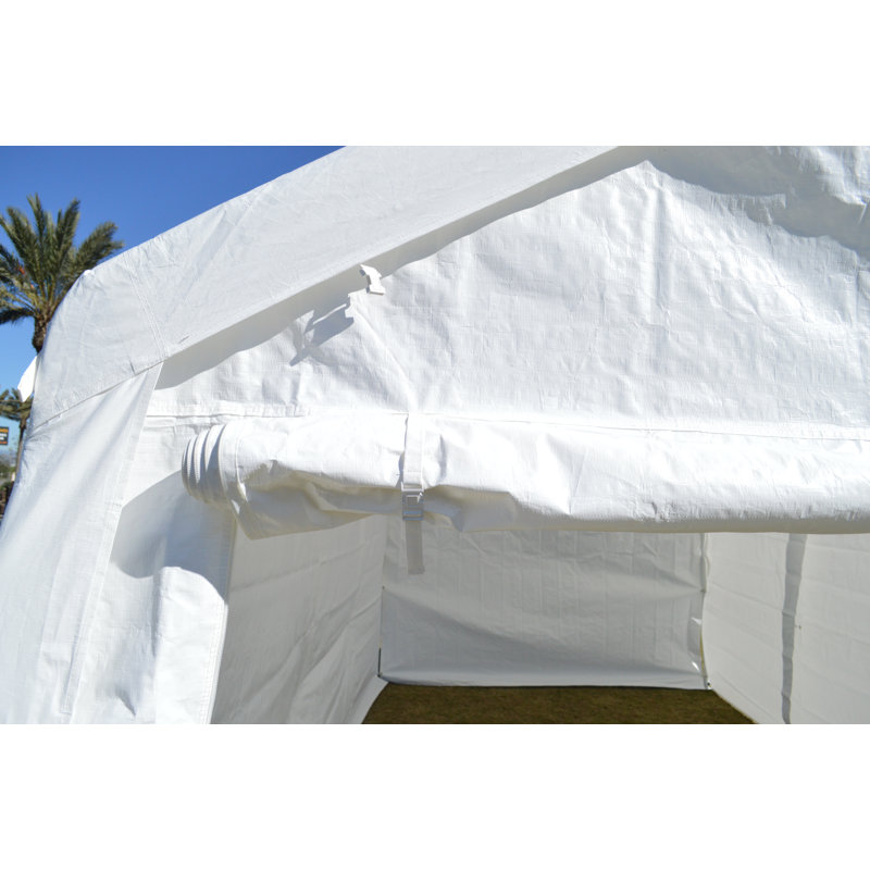 Impact Shelter Carport Shelter 11 Ft X 19 Ft Canopy Reviews Wayfair