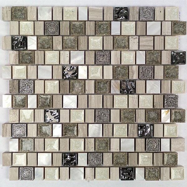 Ivy Hill Tile Charm Random Sized Marble Grid Mosaic Wall & Floor Tile ...