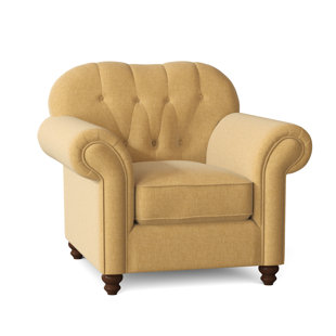 Yellow chair and a half