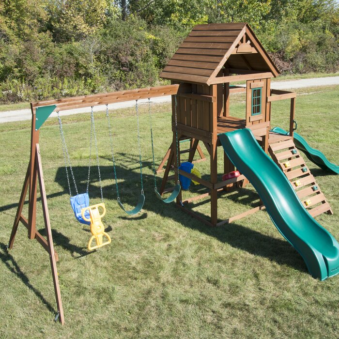 Swing-n-Slide Super Knightsbridge Swing Set & Reviews | Wayfair