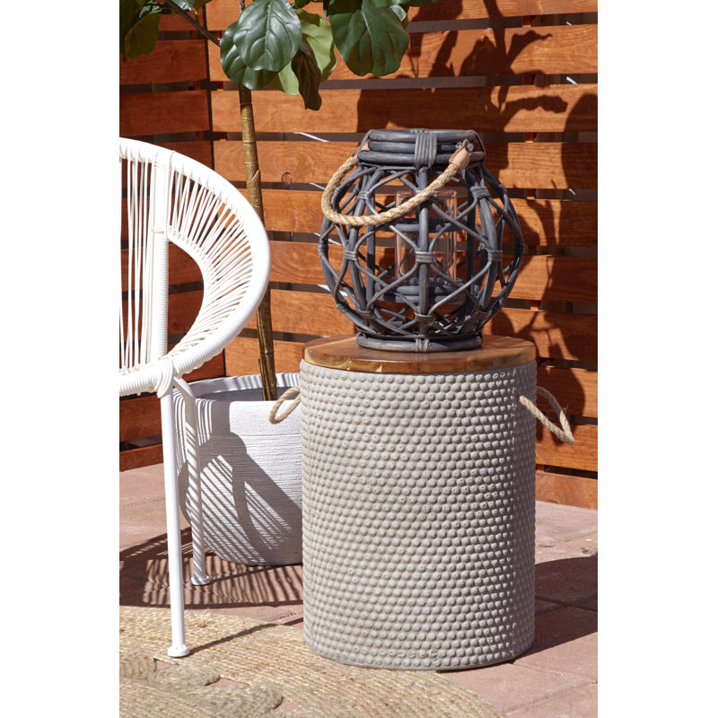 Rosecliff Heights Round Woven Decorative Rattan Lantern Wayfair