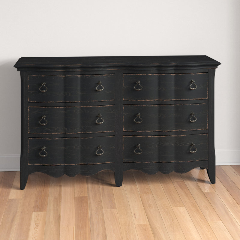 Three Posts Bartow 6 Drawer Double Dresser Reviews Wayfair