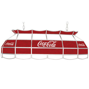 Go to store & view more images Trademark Global Coca Cola 3-Light Pool Table Light