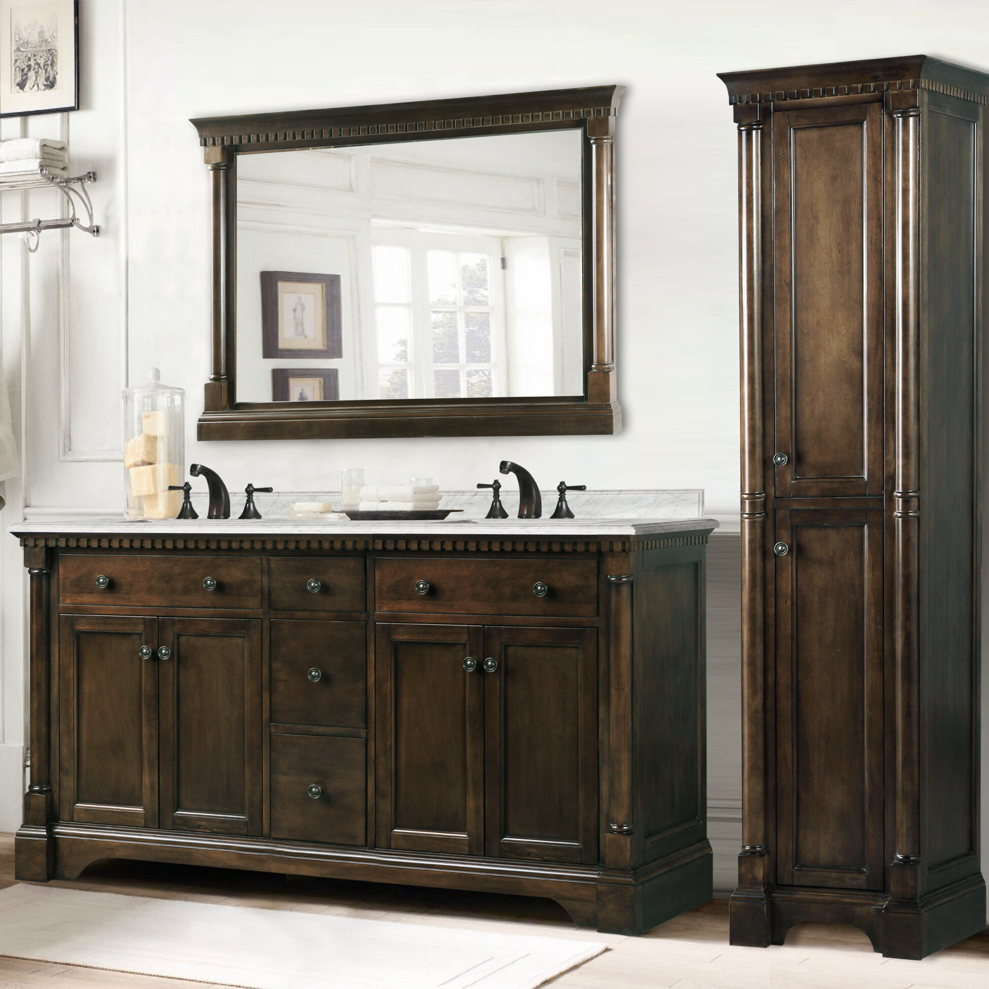 Legion Furniture 60 Double Bathroom Vanity Reviews Wayfair
