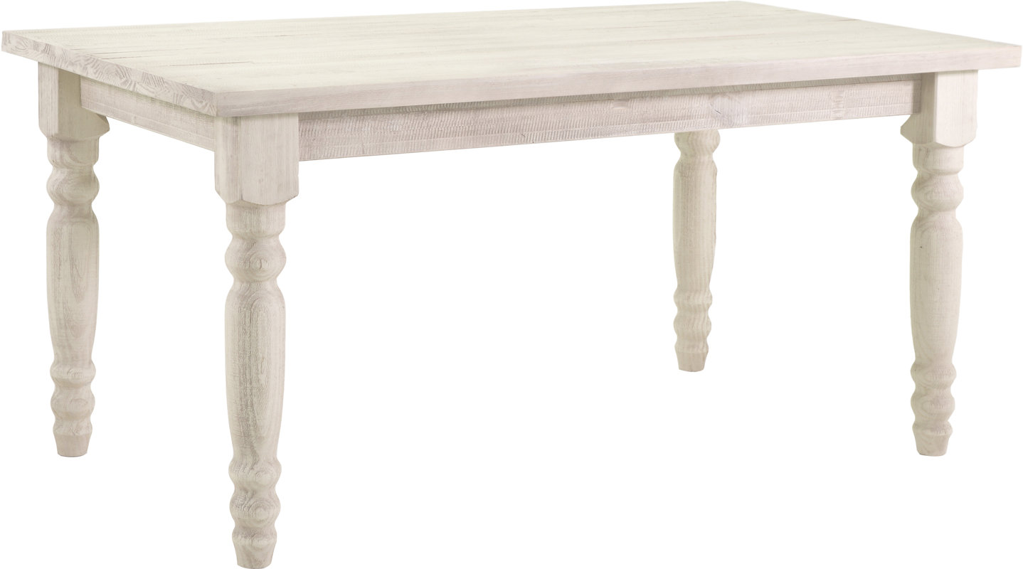 Simple pale farmhouse Dining Table #farmtable #farmhouse #diningtable