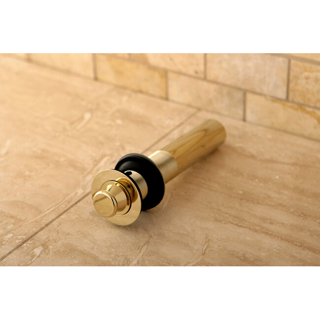 Kingston Brass Fauceture Pop Up Bathroom Sink Drain With Overflow