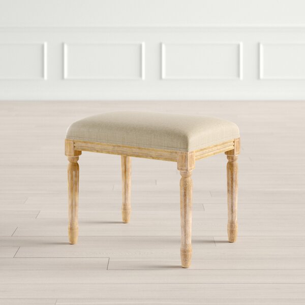 brunon metal upholstered vanity stool