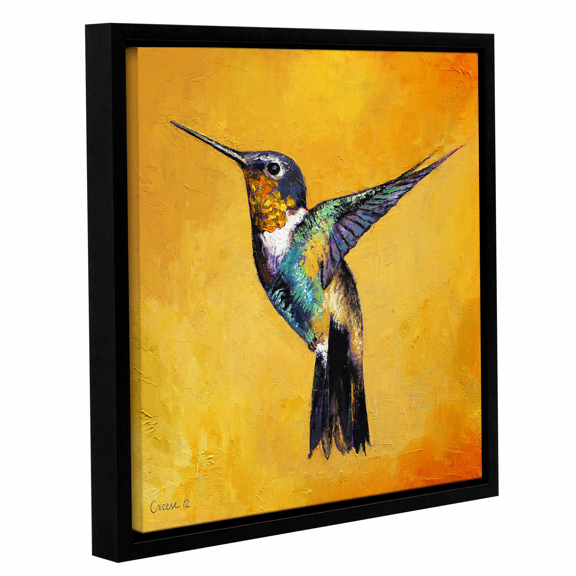 Humming Bird Animal canvas print framed photo picture wall artwork anim118 