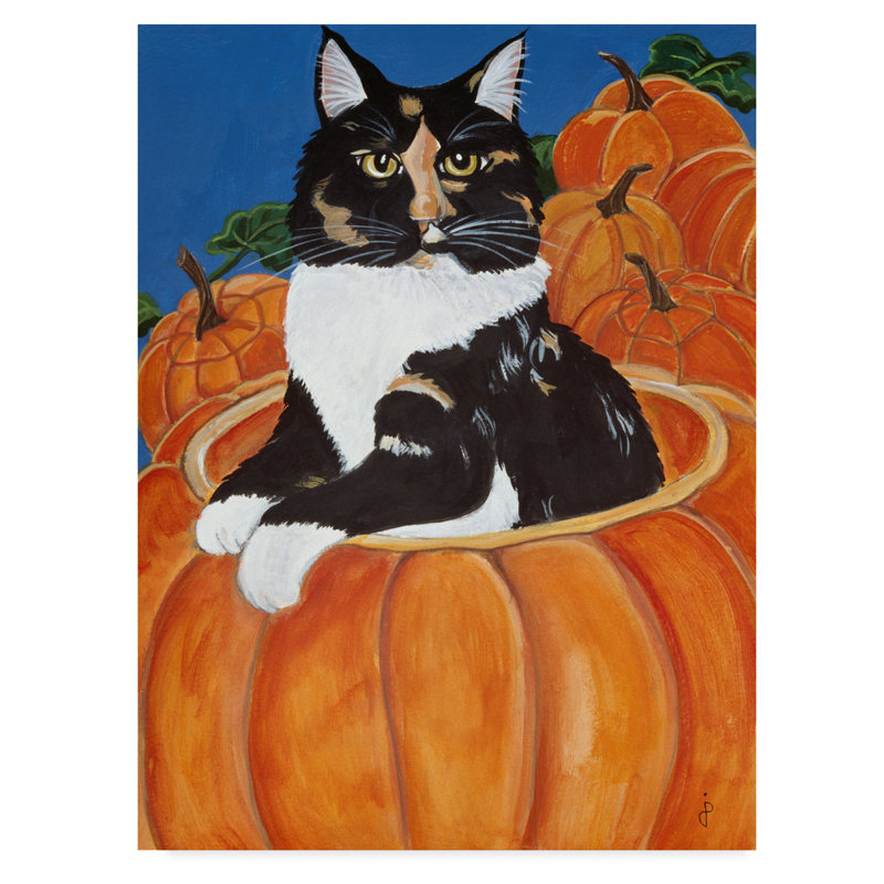 Trademark Art Matisse In A Pumpkin Acrylic Painting Print On