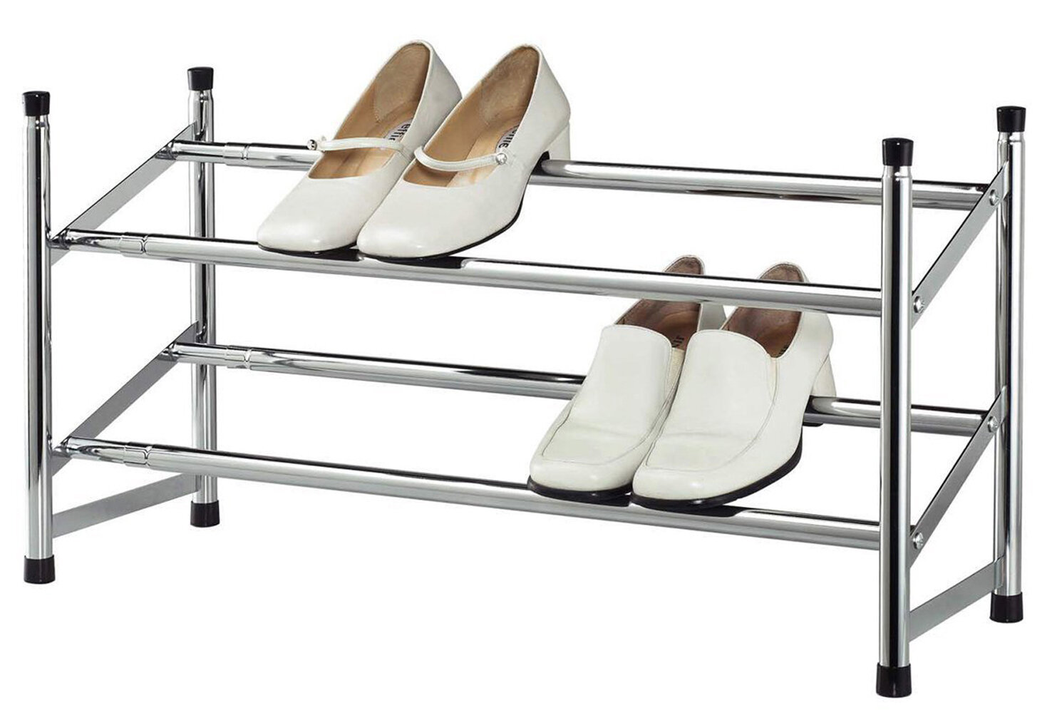 2 pair shoe rack