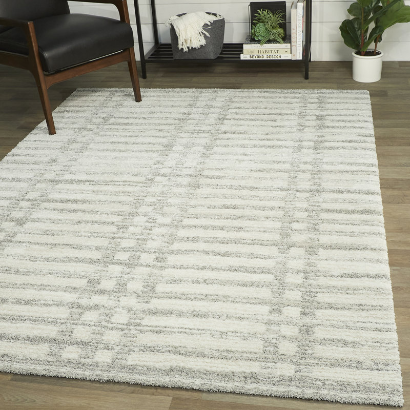 Coastal Farmhouse Daytona Power Loom Gray Rug Wayfair