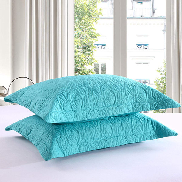 Light Blue Pillow Shams Wayfair