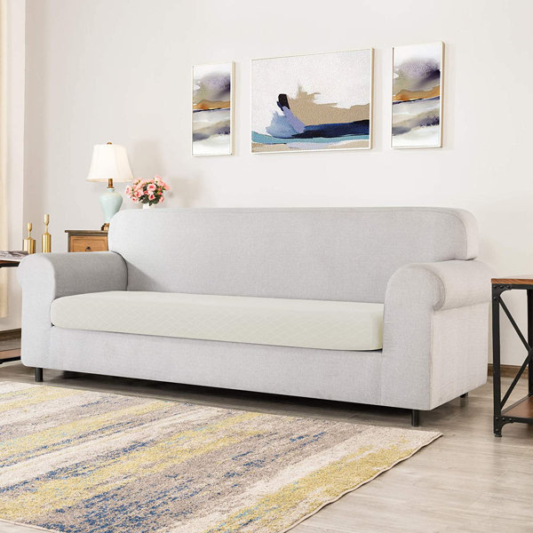 17 stories rhombus jacquard soft stretchy large box cushion sofa seat slipcover wayfair co uk