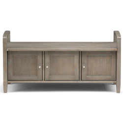 Alcott Hill Oyama Solid Wood Cabinet Storage Bench Reviews Wayfair