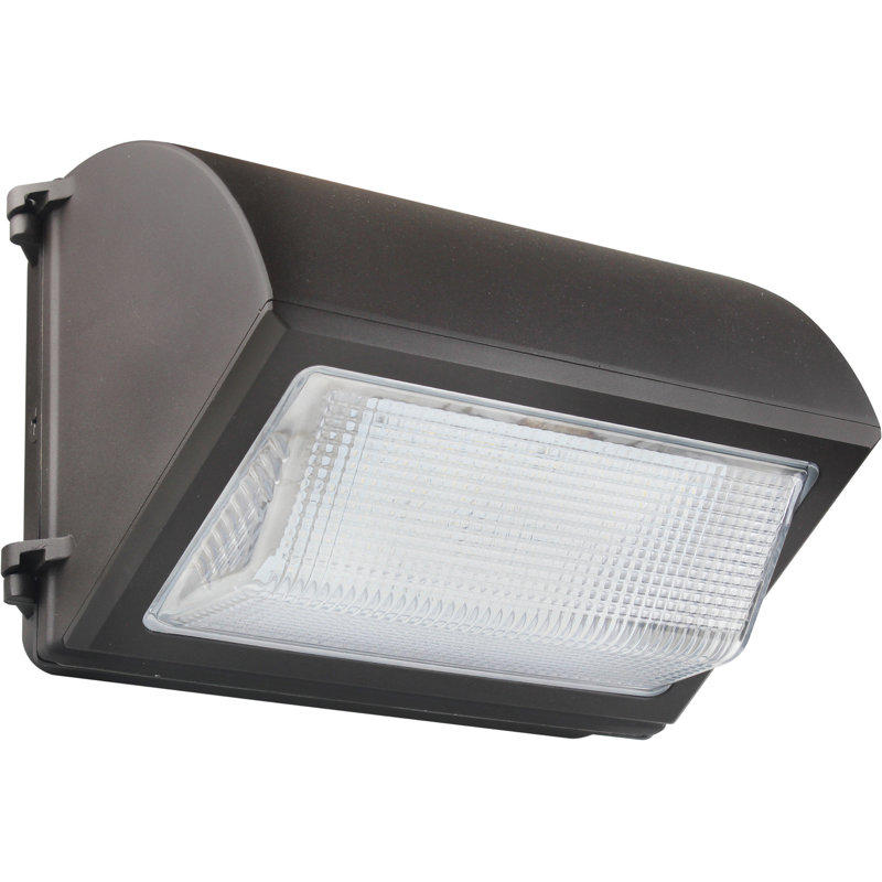 Nuvo Lighting Emergency Cutoff 55 Watt Led Outdoor Security Wall Pack Wayfair