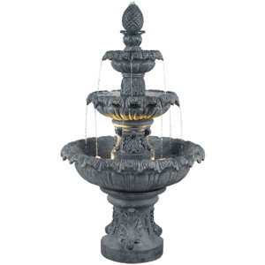 Resin Costa Brava Floor Fountain