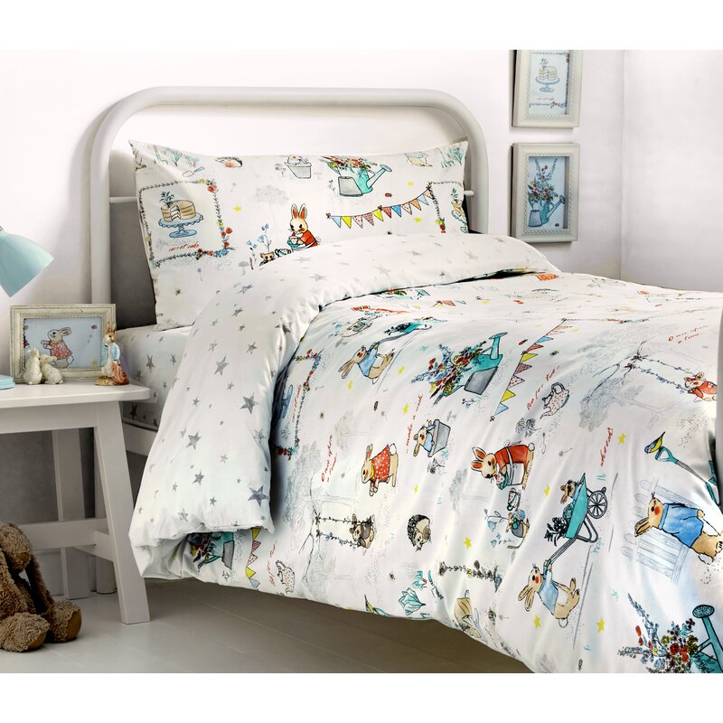 grey childrens duvet cover