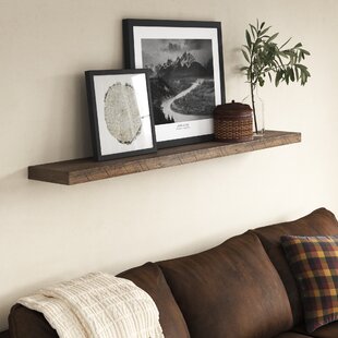 90 inch ledge-picture & art display BLACK  floating wall shelf almost 8ft