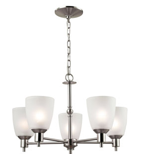 Go to store & view more images Berndt 5-Light Shaded Chandelier by Winston Porter
