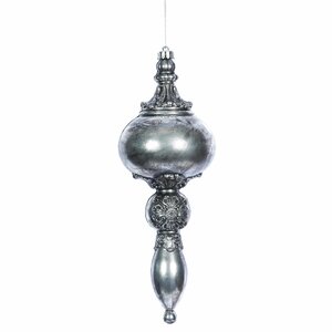 Sculpted Finial Christmas Ornament (Set of 2)