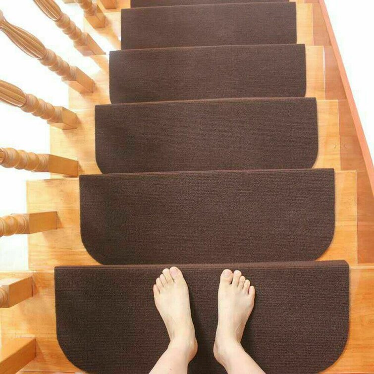 Stair Tread Carpet Mats Step Staircase Non Slip Protection Cover Pads Stair mats 