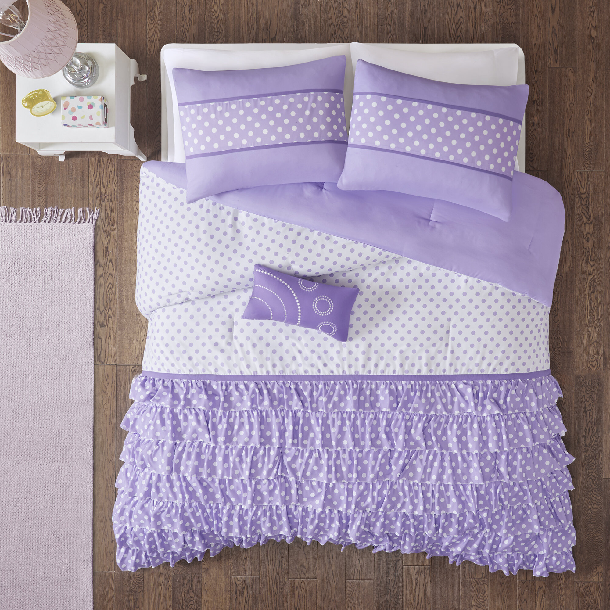 cute purple comforter sets