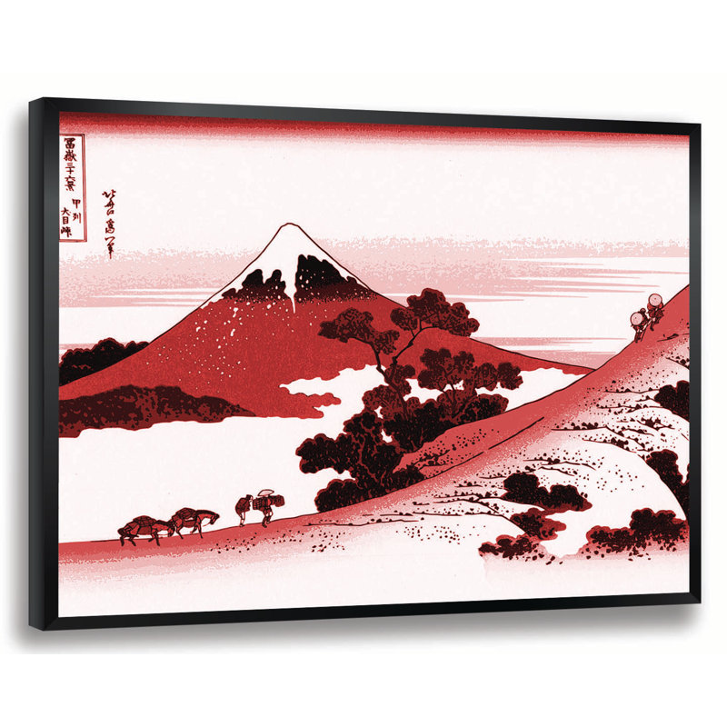 Vault W Artwork Japanese Mountain Pass By Katsushika Hokusai