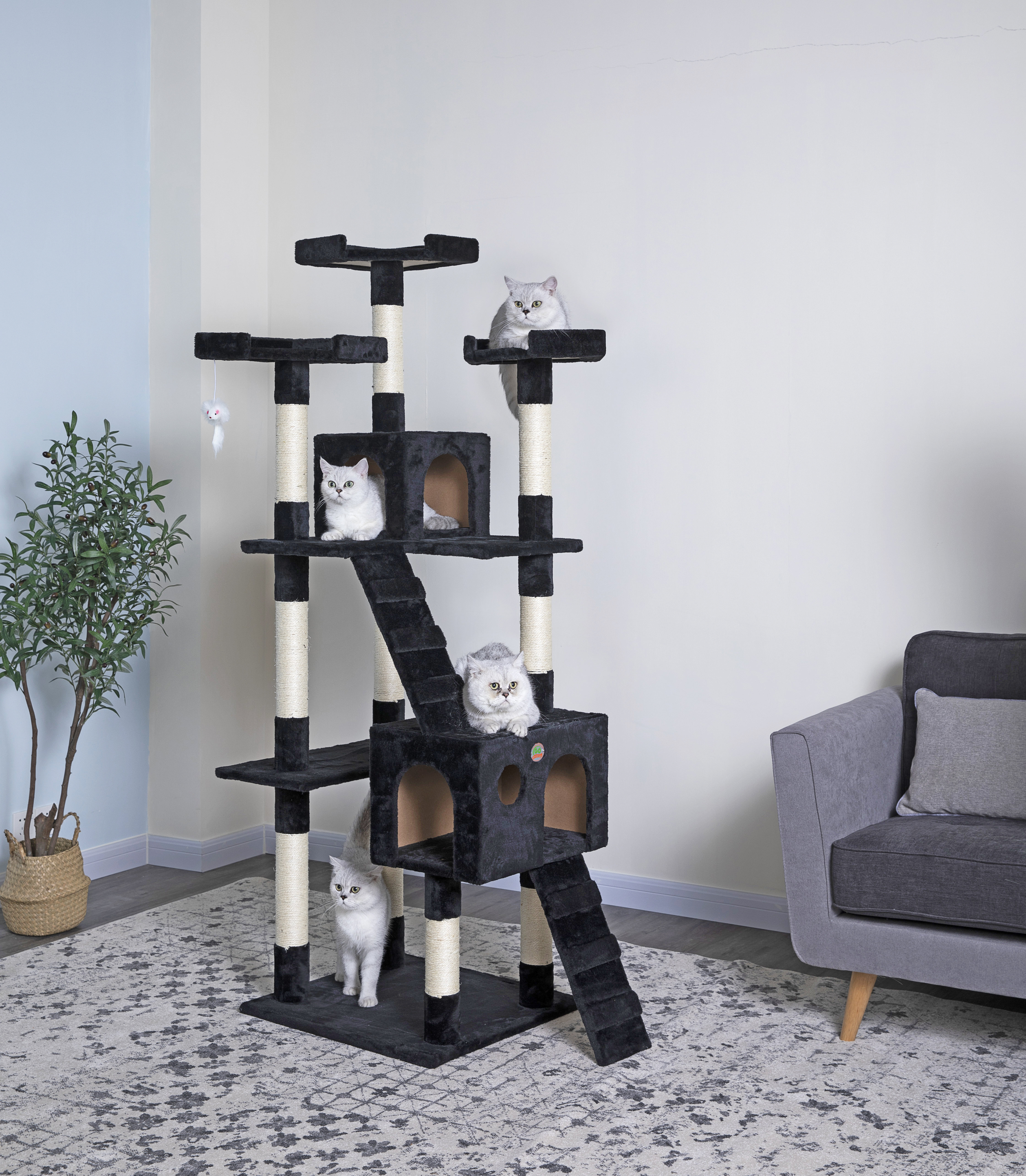 Go Pet Club 72 Mya Cat Tree Reviews Wayfair Go Pet Club 72 Mya Cat Tree Reviews
